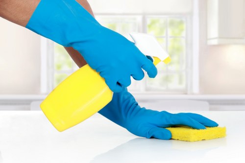Load-based carpet cleaning estimate for a busy Colliers Wood property