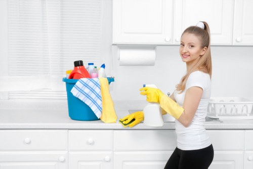 Deep carpet cleaning equipment used in a Colliers Wood property