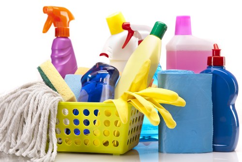 Kitchen and bathroom domestic cleaning in a Colliers Wood property